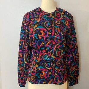 Vintage 80s shirt multicolor